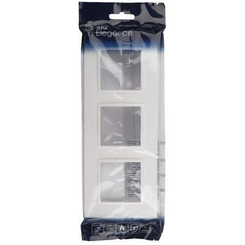 Рамка 3-м Elegance 14-5013-01 Classic бел. Эра Б0060581