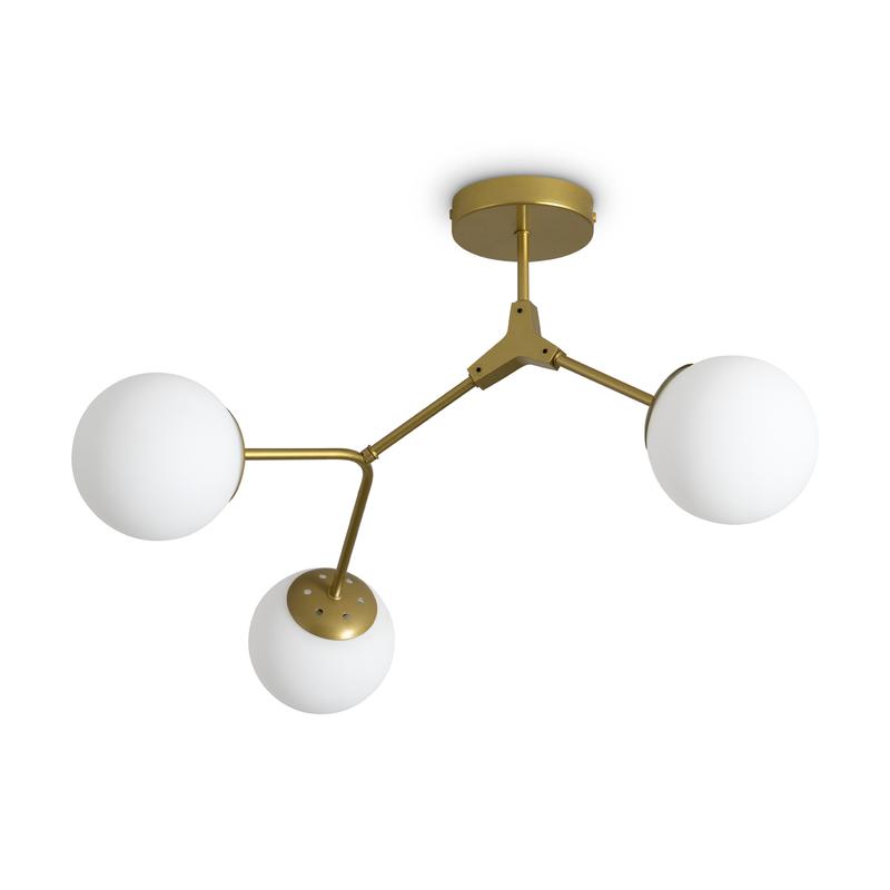 Светильник потолочный SkIP3х15Вт E27 IP20 Freya FR5497PL-03G