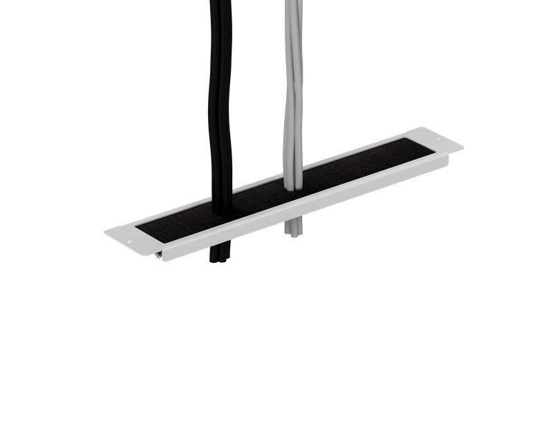 Ввод щеточный кабельный универс. для настен. шкафов серии WP и напольн. шкафов серии SL MR RAL 7035 сер. SYSMATRIX BE 0501.700