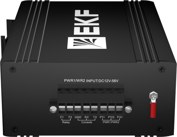 Коммутатор управляемый промышленный уровня L2 ML2-2GX/SFP-8GTP 2 порта 1000Base-X SFP 8 портов 10/100/1000Base-T(X) RJ45 c PoE монтаж на DIN-рейку TSX EKF TSX-ML2-2GX/SFP-8GTP