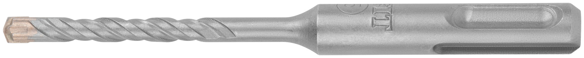 Бур по бетону SDS-PLUS, Профи, крестообразная вставка, двойная спираль, 5 х 110 мм