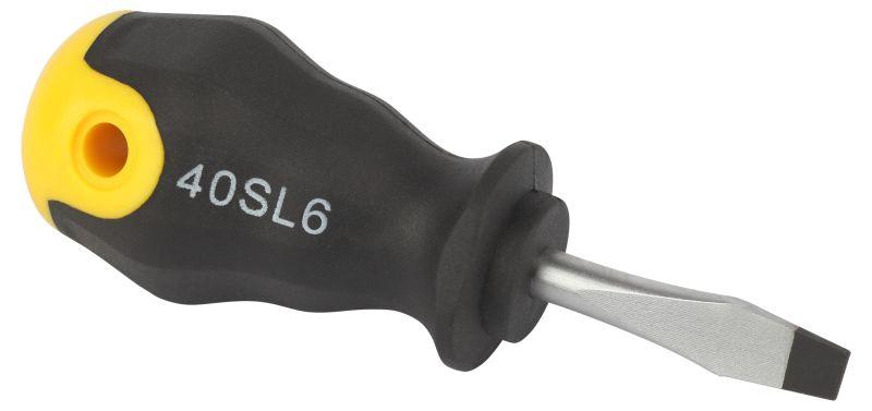 Отвертка SL 6х40мм шлицевая двухкомпонентн. рукоятка ЭРА Б0055864