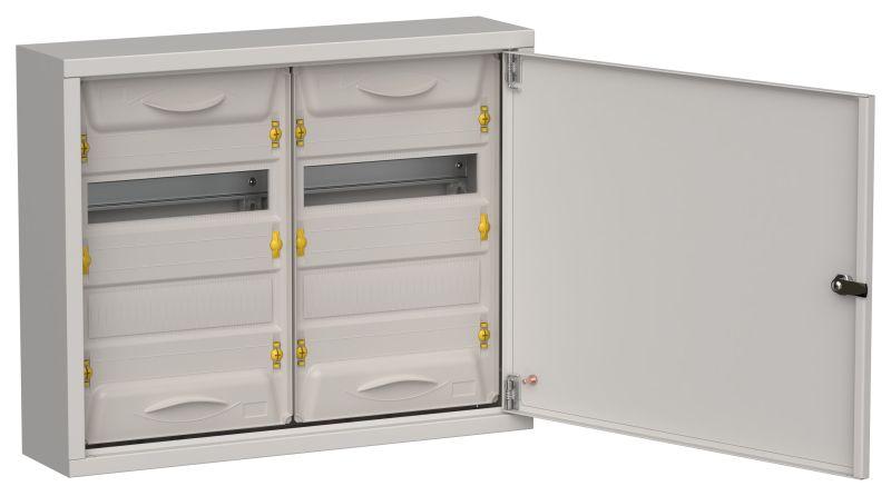 Корпус ЩРн-48 (2х24) TITAN 5 460х570х140 IP31 метал. сер. IEK TI5-50-N-2X024-31-7035