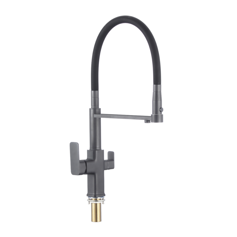 Смеситель для кухни с подключением к фильтру Savol S-L1809Q-01, графит