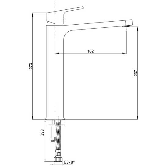 Смеситель ECA Tiera 102188002EX для раковины