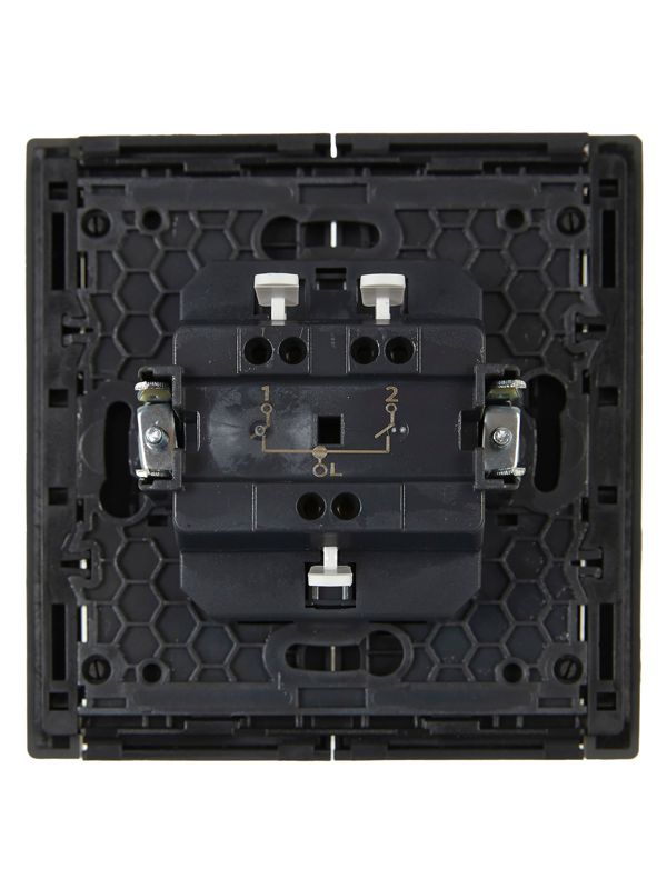 Выключатель 2-кл. СП FORTE&PIANO 10А FP305 сер. IEK FP-V20-0-10-1-K03