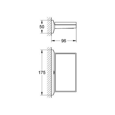 Мыльница Grohe Allure Brilliant 40504000