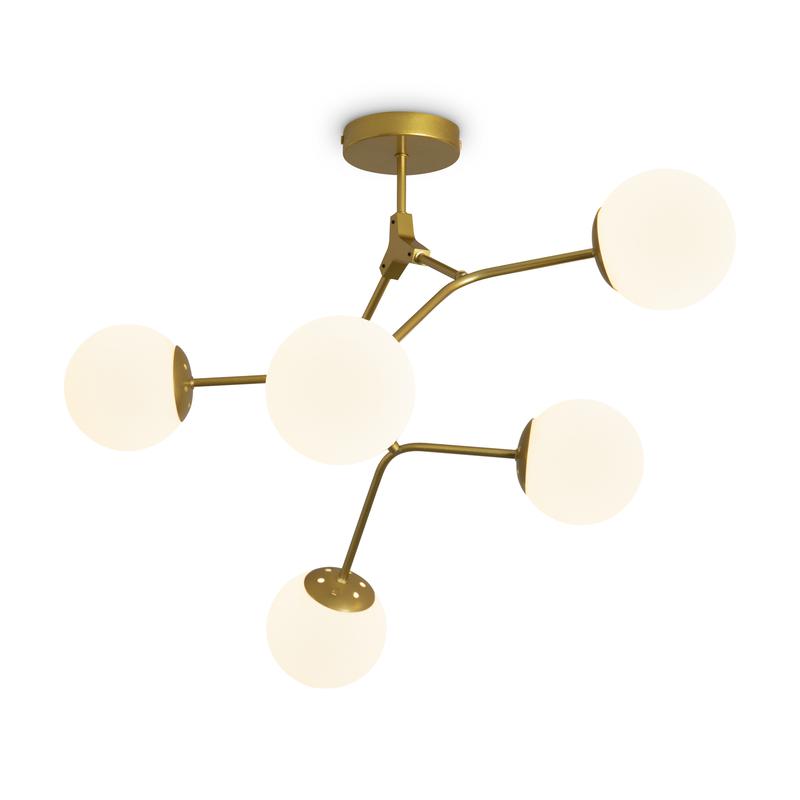 Светильник потолочный SkIP5х15Вт E27 IP20 Freya FR5497PL-05G