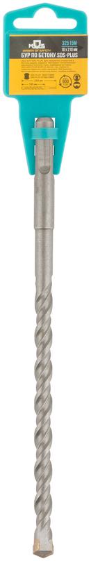 Бур по бетону SDS PLUS с двойной резьбой 10х210мм MOS 32515М