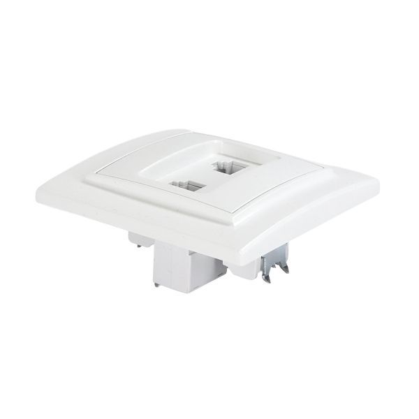 Розетка компьютерная 2-м СП Минск RJ45 бел. EKF ERK02-035-10