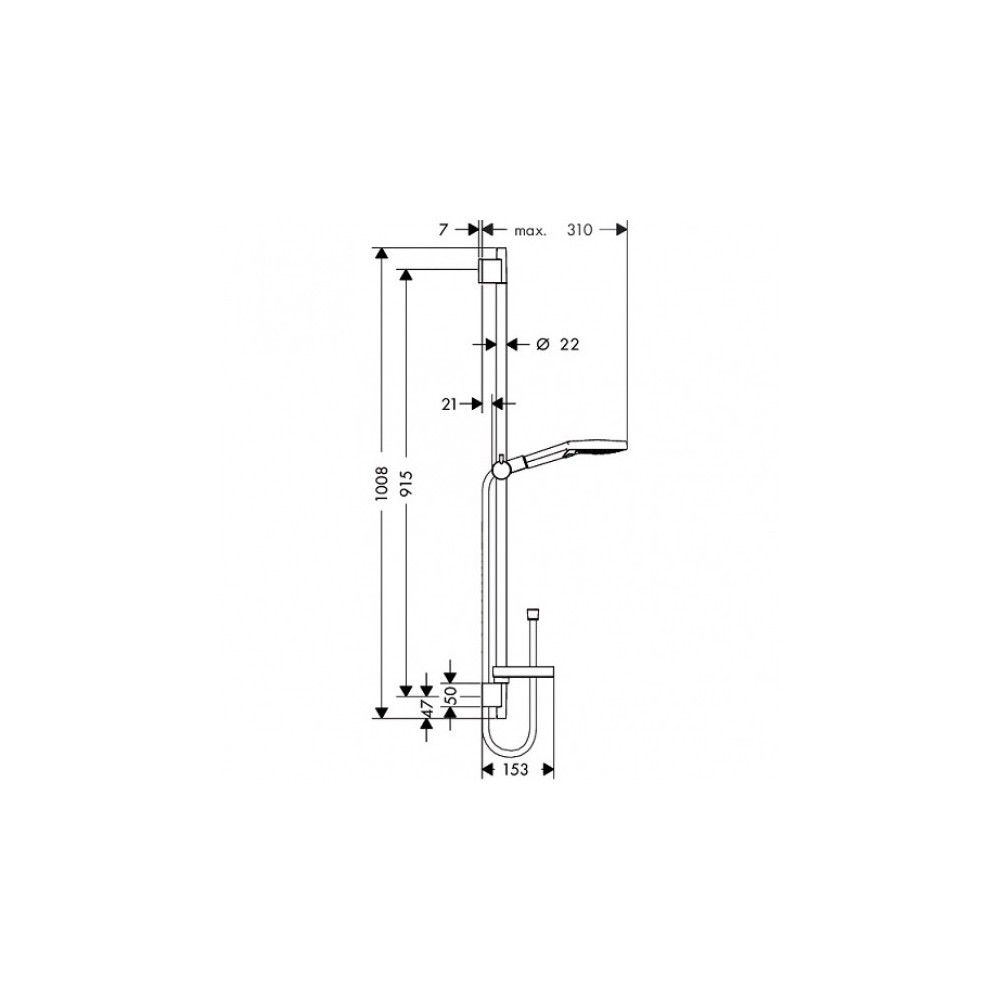 Душевой гарнитур Hansgrohe Raindance Select S 120 26631400