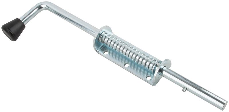 Засов пружинный накладной круглый ригель 350мм 66699