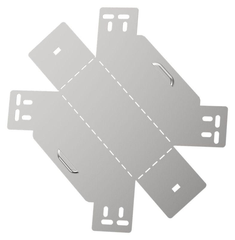 Угол вертикальный внутр. 90град. 80х80 0.6мм ESCA 3 IEK ES3-PN-90-080-080-06