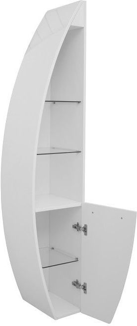 Шкаф-пенал для ванной De Aqua Эскалада RS0 L белый