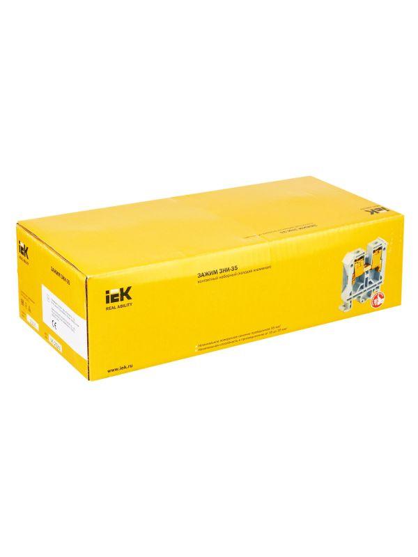 Зажим наборный ЗНИ-35кв.мм (JXB125А) сер. IEK YZN10-035-K03