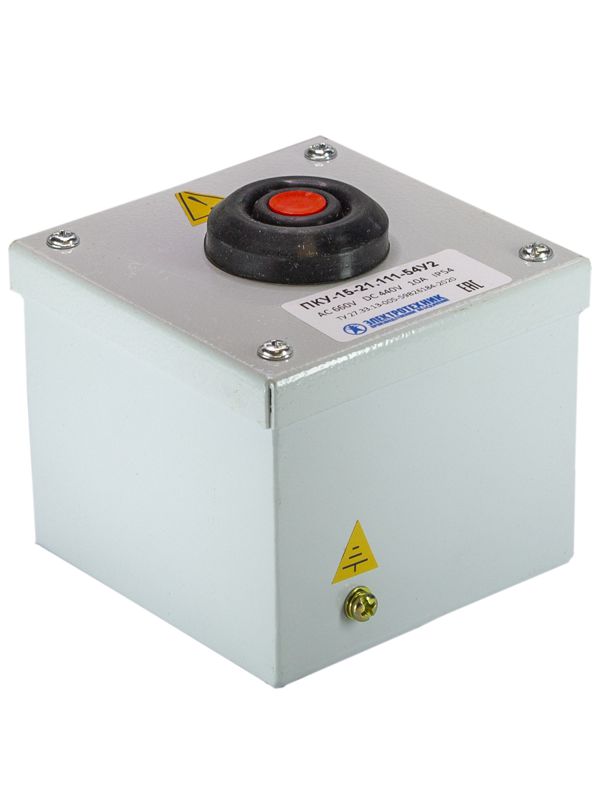 Пост кнопочный ПКУ 15-21.111 54 У2 (ВК30-10-11110-54 (1з+1р) красн. + PG-13.5) пост управления Электротехник ET054942