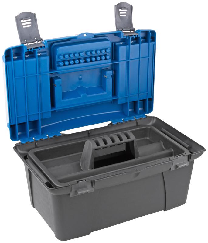 Ящик для инструментов 410х250х180мм с морозостойким замком MOS 65535М