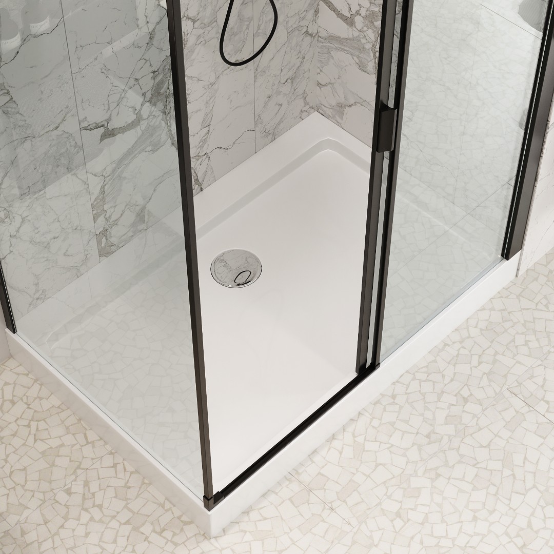 Ограждение MARBELLA 120B R душевое Ceruttispa без поддона (80x120x190)