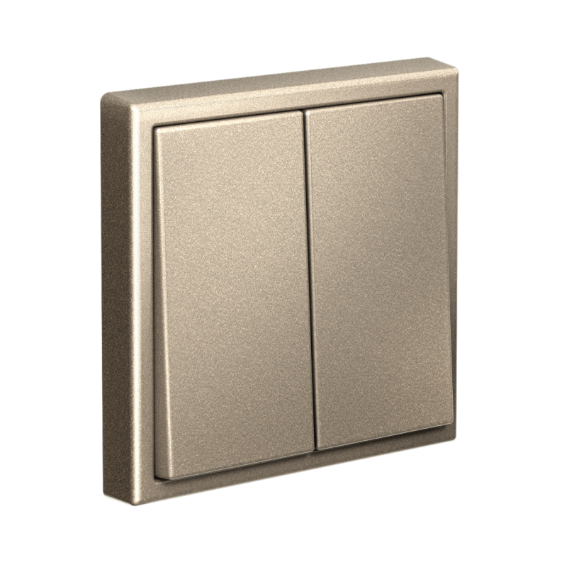 Выключатель 2-кл. ArtGallery (сх. 5) 10AX механизм шампань SE GAL000551