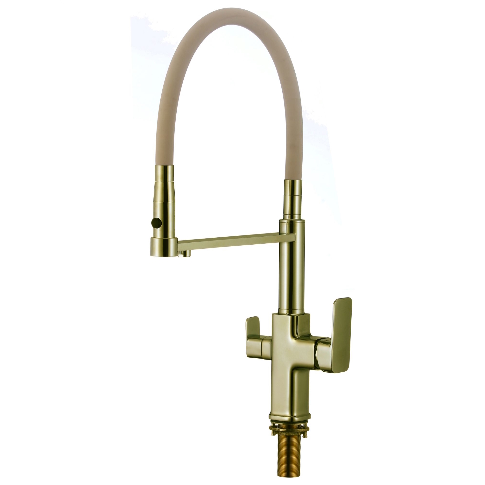 Смеситель для кухни с подключением к фильтру Savol S-L1809C-12, бронза