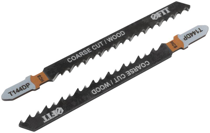 Полотно по дереву HCS разведенные шлифованные зубья 100/74/4мм (T144DP) (уп.2шт) FIT 40887