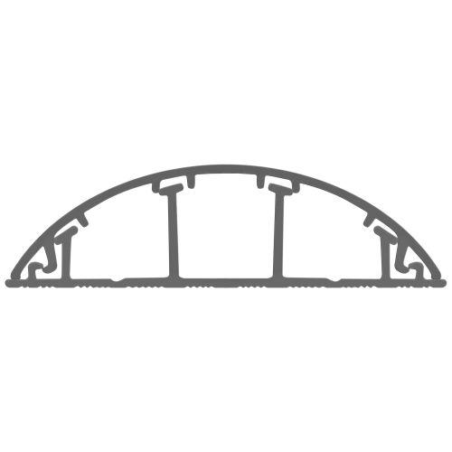 Кабель-канал 70х16 L2000 напольный сер. RAL 7046 KK-70-16-FG Эра Б0061690