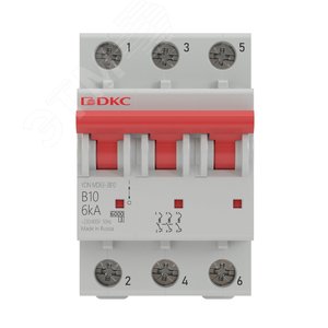 Выключатель автоматический модульный YON MD63 3P 20А C 10kA