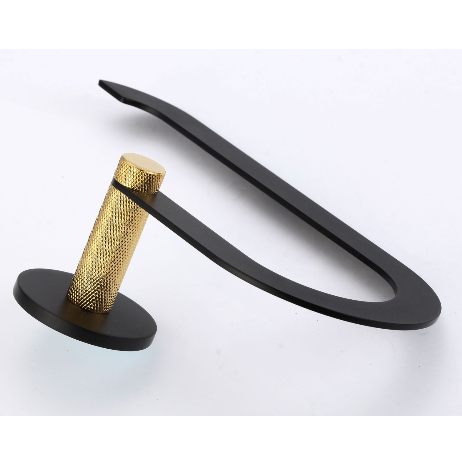 Полотенцедержатель Savol S-002163HB, черный/золото