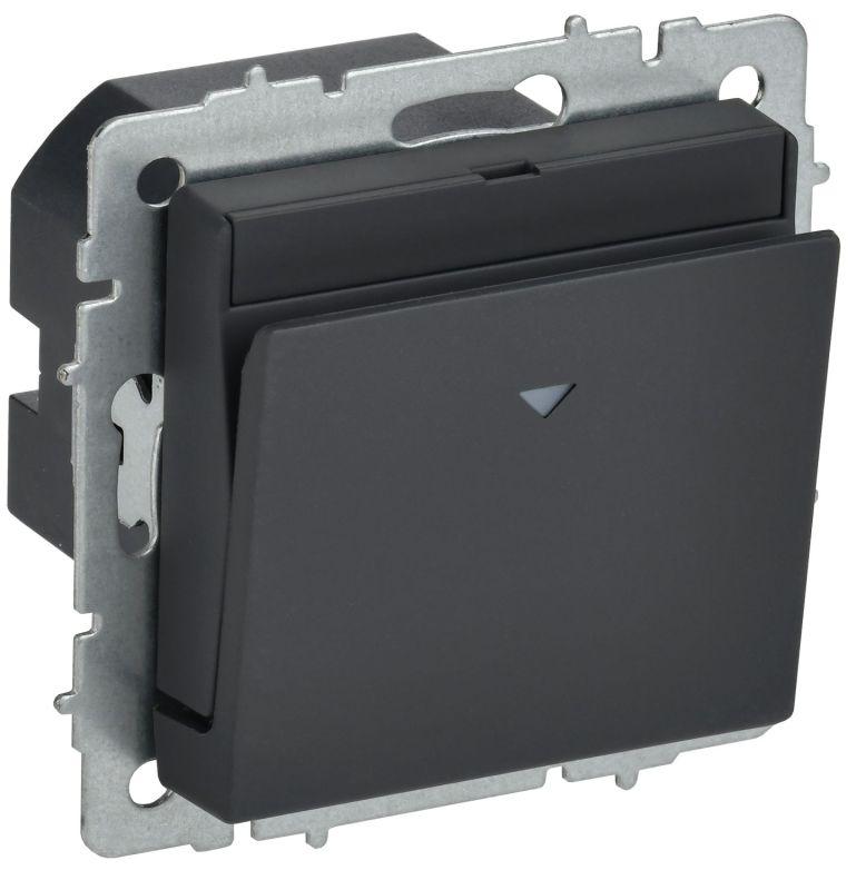 Выключатель карточный BRITE 30А ВС10-1-8-БрГ механизм графит IEK BR-V11-0-10-K53