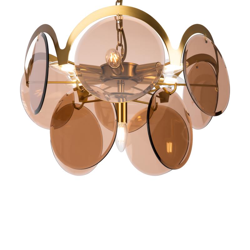 Светильник Tea 60Вт E14х7 IP20 подвесной Freya FR5146PL-07G