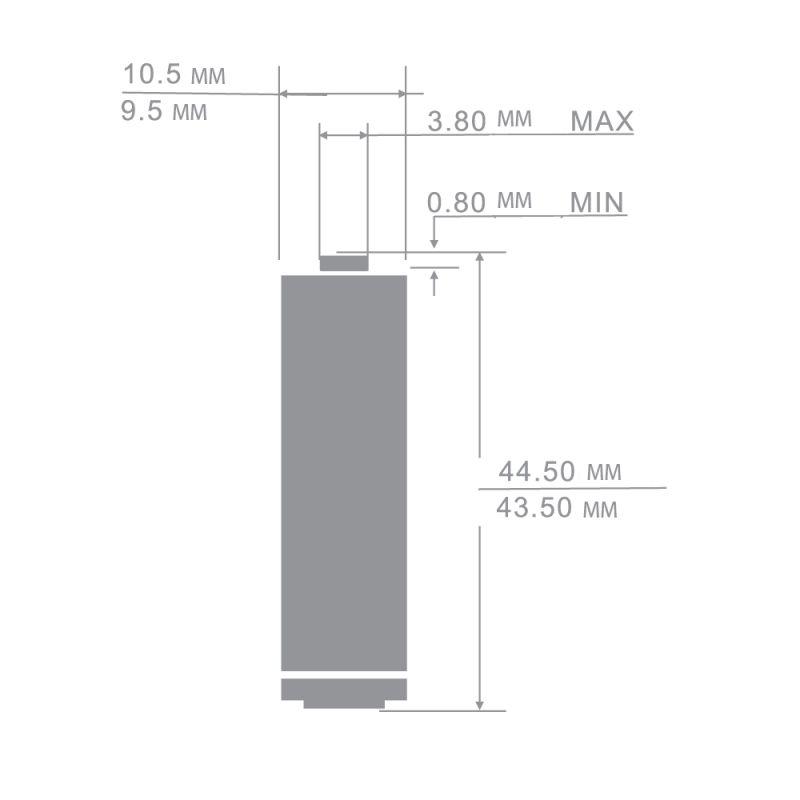 Элемент питания алкалиновый AAA/LR03 1.5В Alkaline BL-2 (блист.2шт) Ergolux 11743