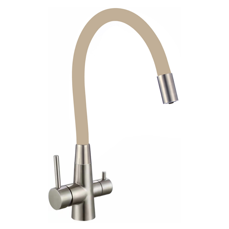 Смеситель для кухни с подключением к фильтру Fmark FS1062-L12, сатин