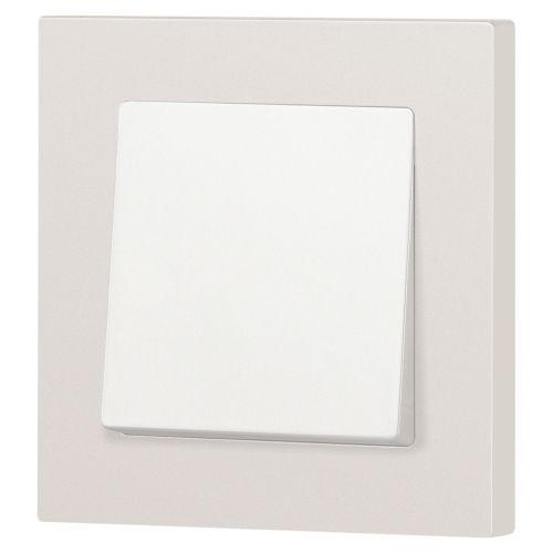 Кнопка Accent 6-109-06 10А-250В IP20 СУ перламутр. Intro Б0063615