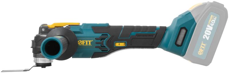 Инструмент многофункциональный аккумуляторный бесщеточный 20В 10500-20000ход/мин FIT 79921