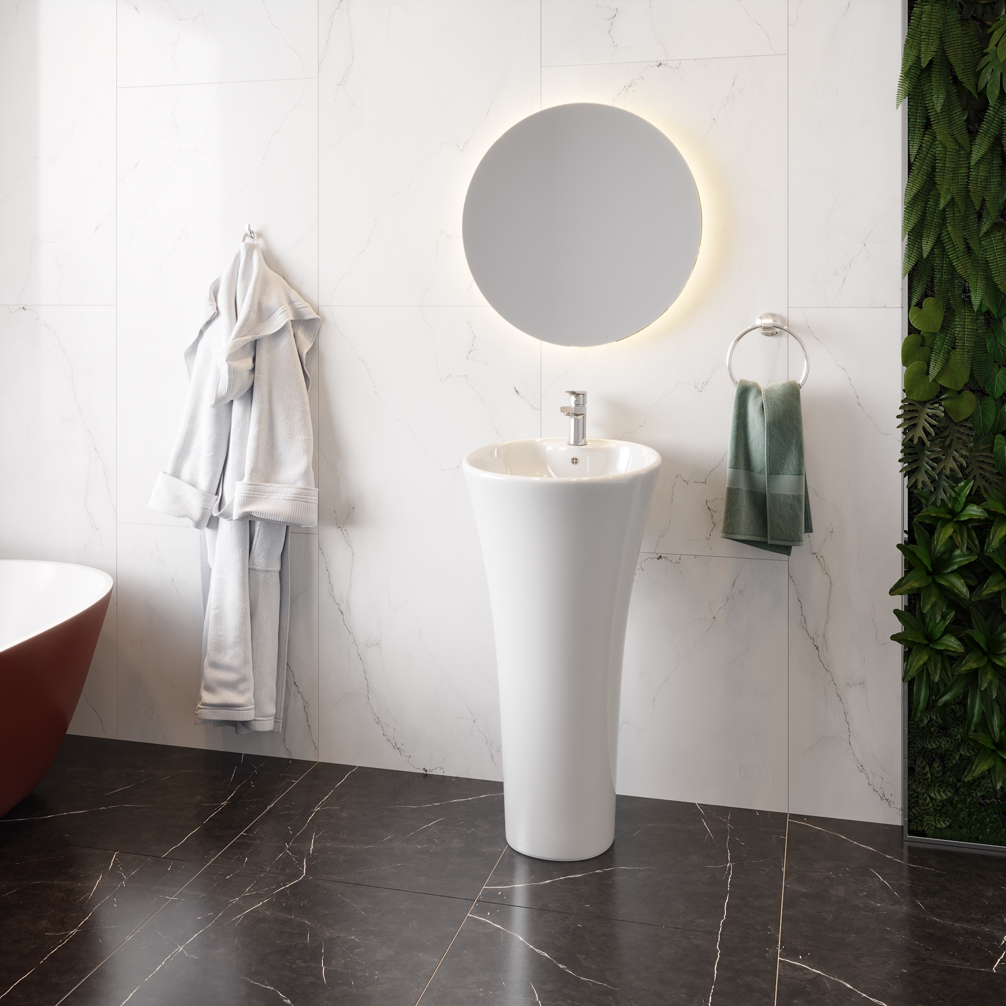 Раковина ADELINA напольная Ceruttispa  455x455x870