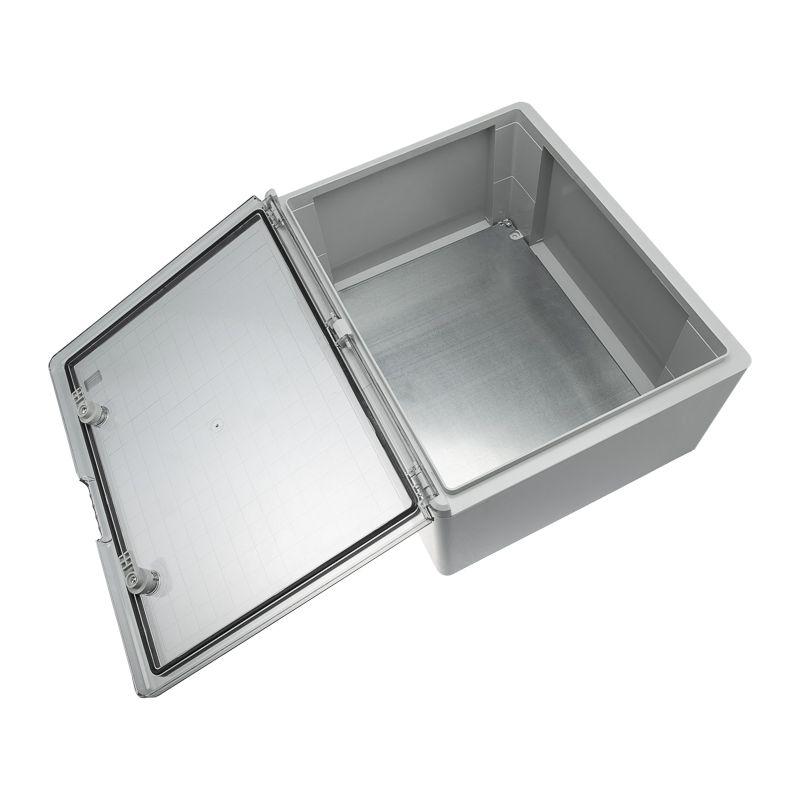 Корпус ЩМПп 500х400х240мм УХЛ1 IP65 с прозр. дверцей и монтажной панелью АБС пластик. Rexant 11-0416