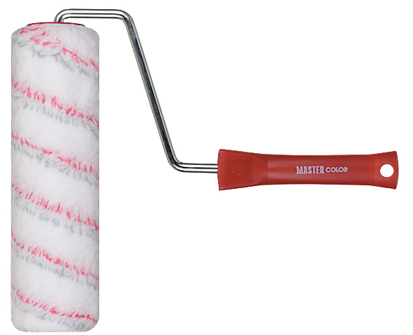 Ролик, ядро 47 мм, полиамид, ворс 18 мм, 8 мм ручка, 180 мм