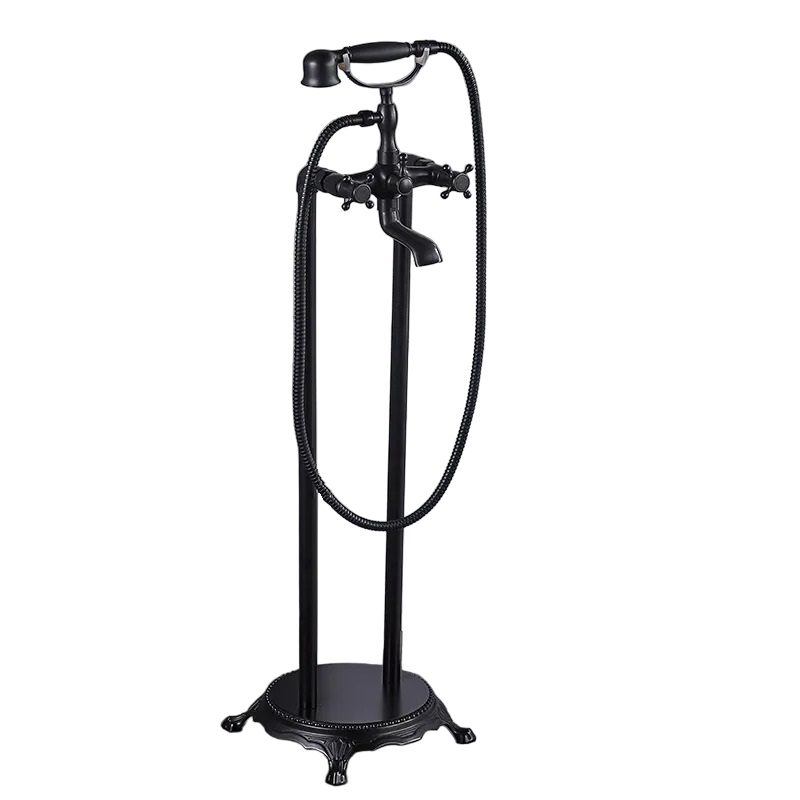 Смеситель VICO B для отдельностоящей ванны, цвет черный, латунь BOCH MANN BM9654