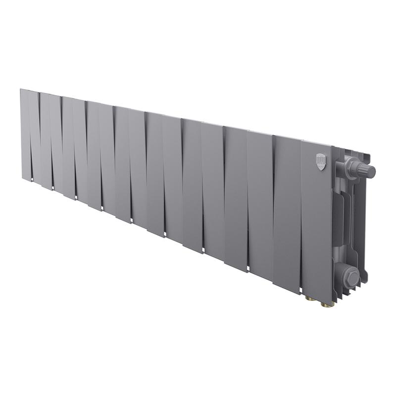 Радиатор PianoForte 200 VDR80 18 секц. биметал. Silver Satin Royal Thermo НС-1506339