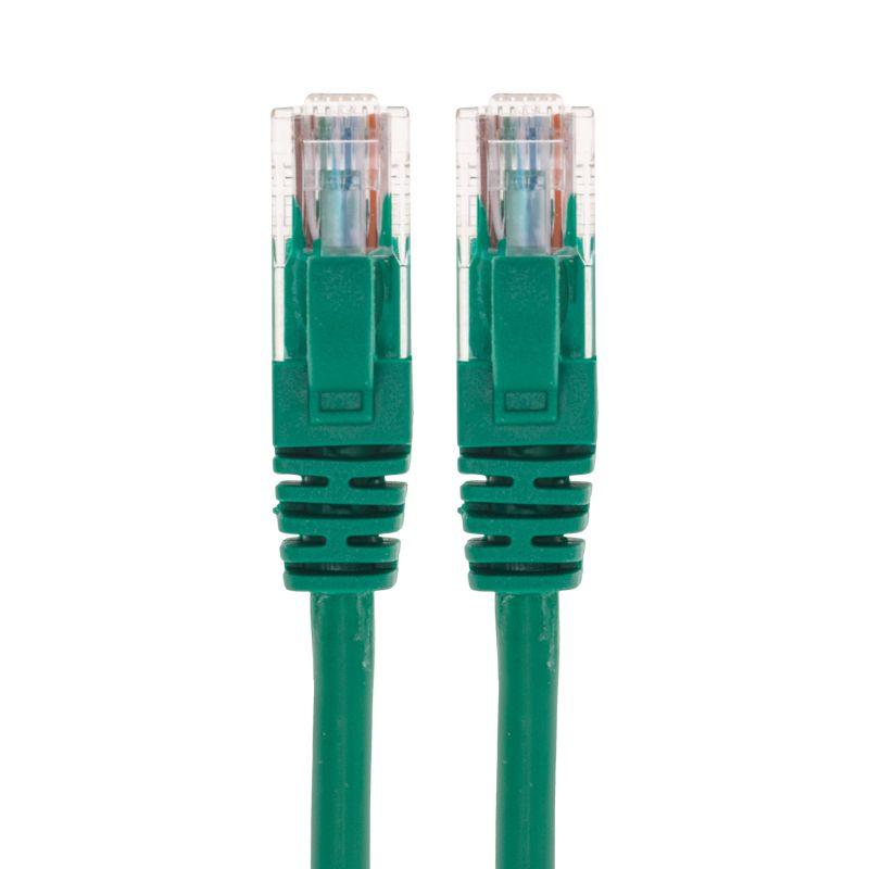 Патч-корд U/UTP CAT 5e RJ45-RJ45 26AWG LSZH зел. 0.3м Rexant 02-0106-03