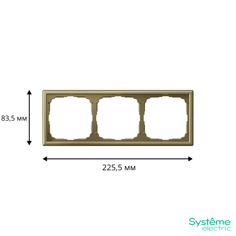 Рамка 3-м ArtGallery зол. SE GAL001603