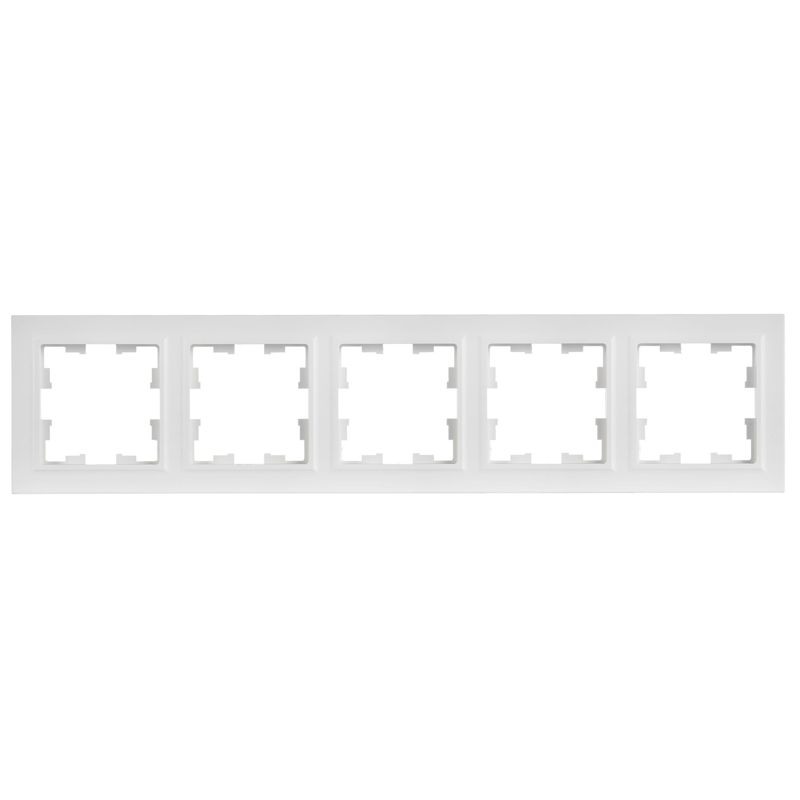 Рамка 5-м BRITE РУ-5-БрАБ арктич. бел. IEK BR-M52-K91