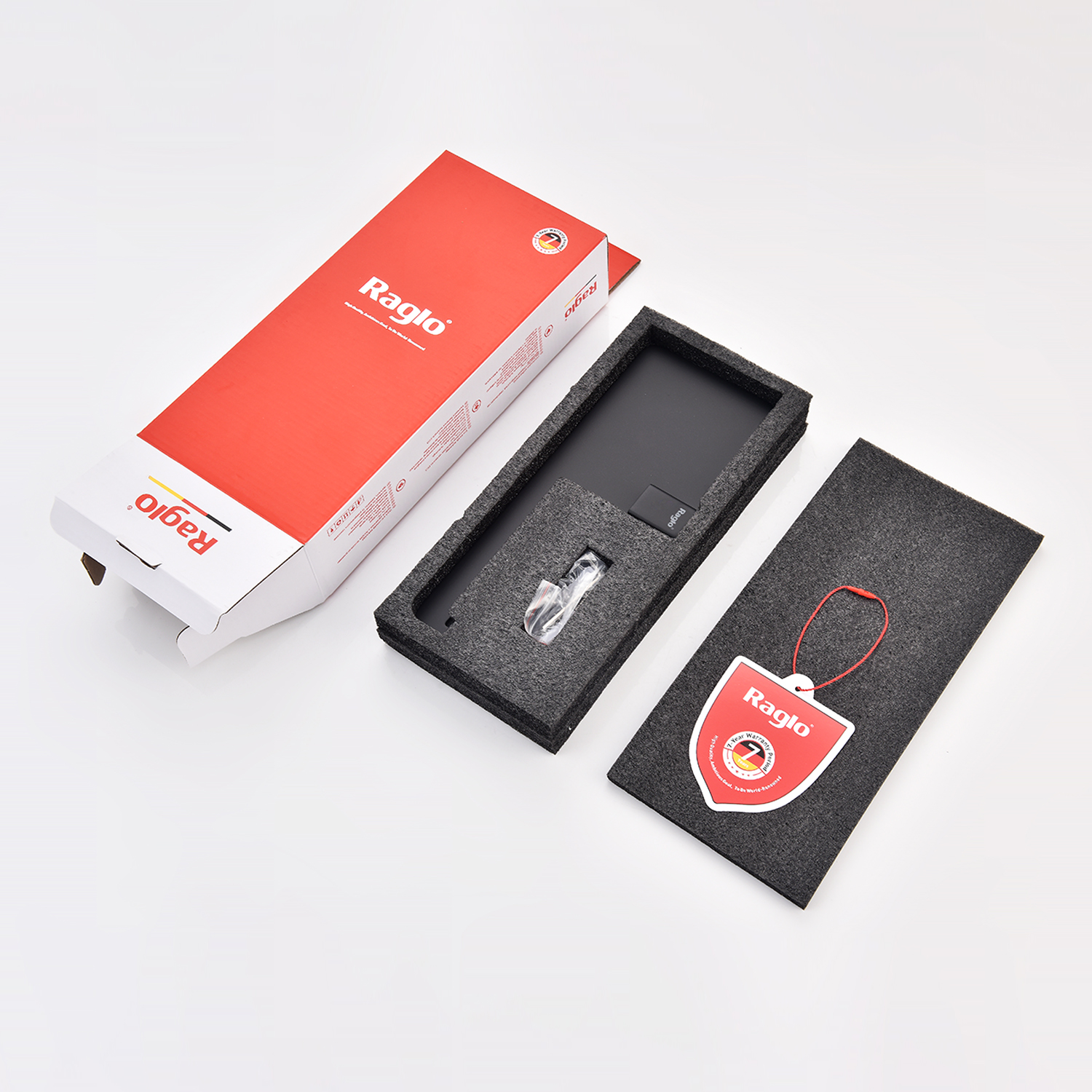 Держатель для туалетной бумаги Raglo R301.03.06, черный