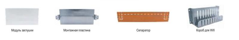 Корпус щита распределительного для модульного оборудования 54M(18х3) встраив. глухая дверца Cetinkaya Pano CP12954-M1