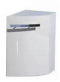 Шкаф Римини (полукруглый) левый белый (164196)