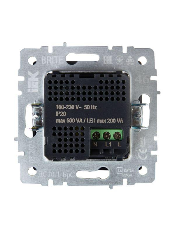 Датчик движения BRITE ДС10-1-БрС механизм сталь IEK BR-MS10-N-150-05-K46