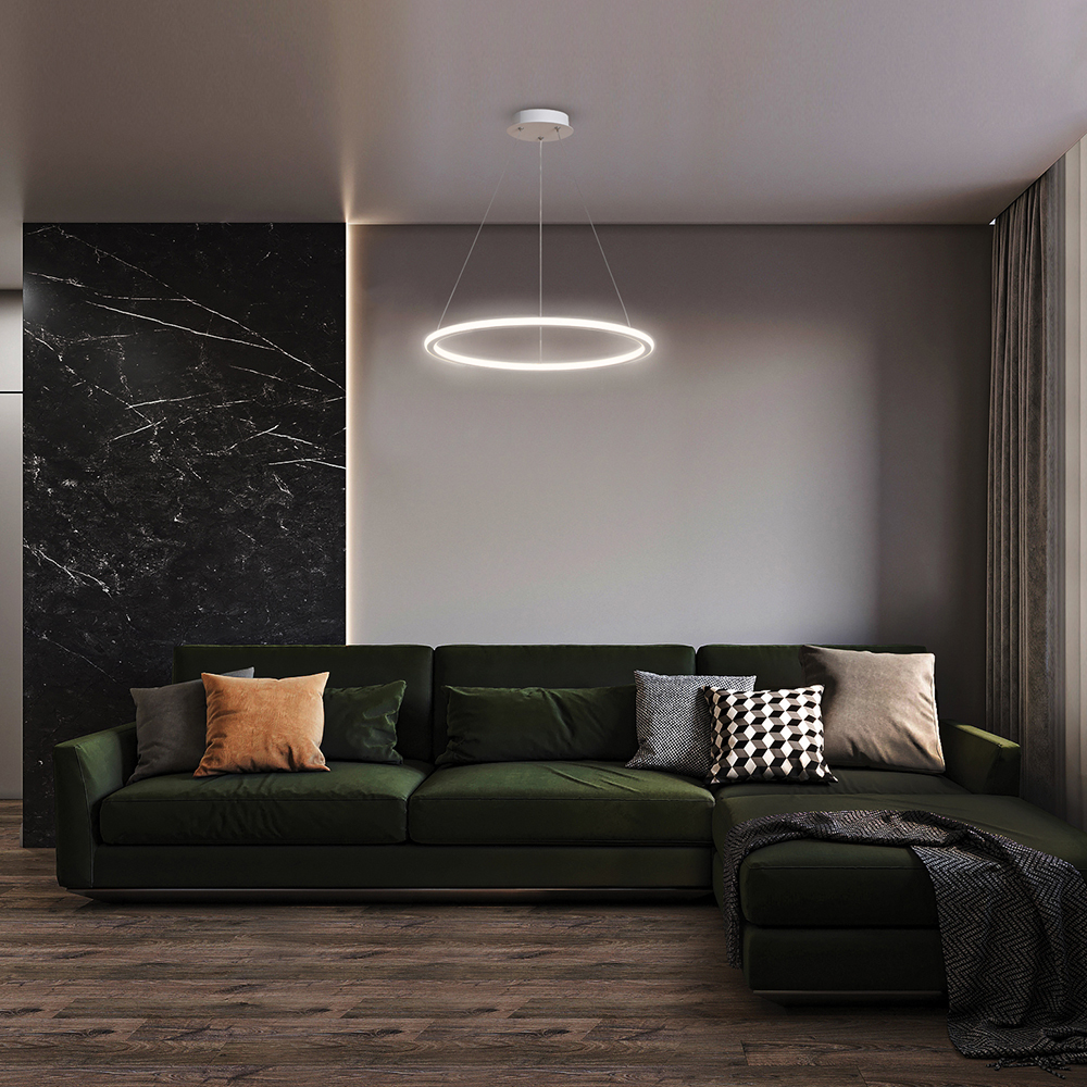 Светильник светодиодный ДПО-60w 4000К 4200Лм на подвесе белый