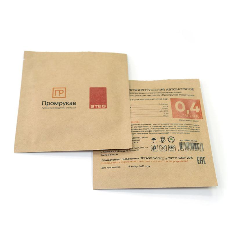 Пластина противопожарная STEG ПР-0.4 Промрукав PR08.26362