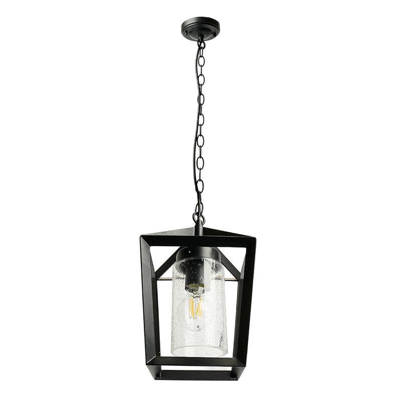 Светильник садово-парковый 40Вт 220-240В E27 черн. (на цепочке 800мм) PL775 FERON 51837