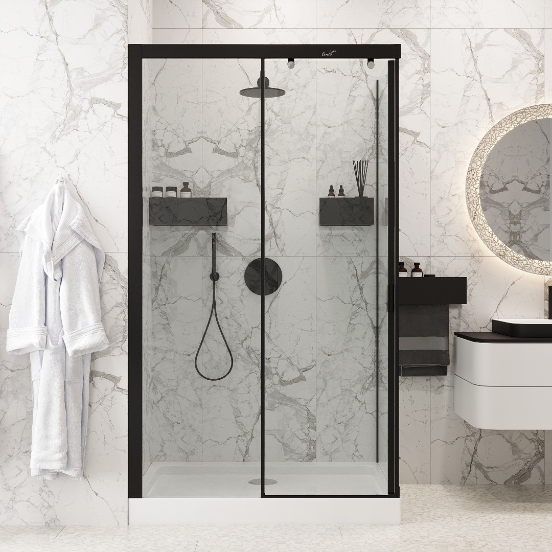 Ограждение MARBELLA 120B L душевое Ceruttispa без поддона (80x120x190)
